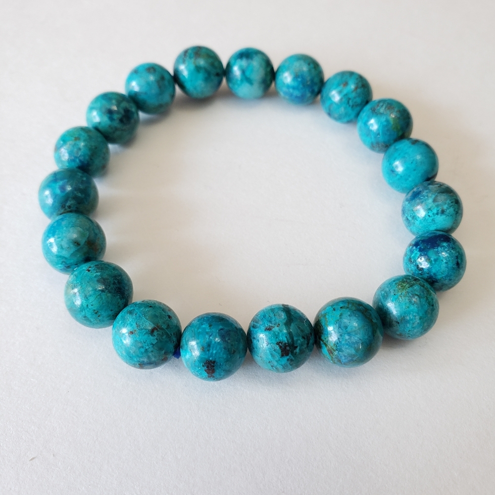 Natural Azurite stone Bracelet String Charms Strand Exquisite - Picture 4 of 8